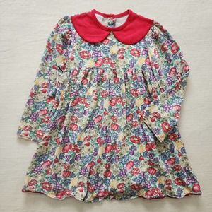 Vintage Fruity Floral Comfy Dress 5t/6